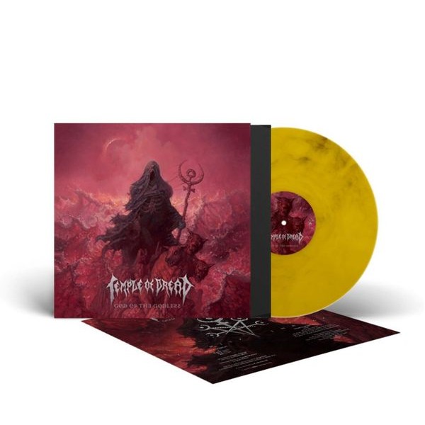 Temple Of Dread - God Of The Godless (Yellow Marbled in the group VINYL / Hårdrock at Bengans Skivbutik AB (5558500)