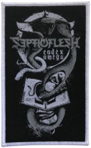 Septic Flesh - Patch Snakes White Border (11,6 X 7 in the group MERCHANDISE / Patch / Heavy Metal at Bengans Skivbutik AB (5558767)
