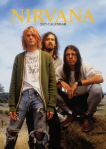 Nirvana - 2025 Calendar in the group OTHER / -Start Merch at Bengans Skivbutik AB (5560306)