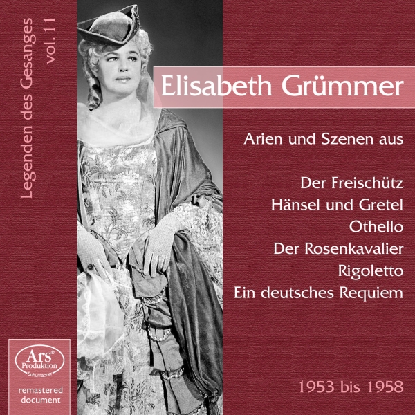 Various - Vocal Recital Elisabeth Grümmer in the group CD / Bestsellers at Bengans Skivbutik AB (5560705)