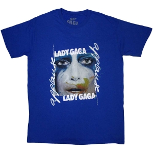 Lady Gaga - Artpop Facepaint Uni Blue T-Shirt (M) in the group OTHER / -Start Tshirt at Bengans Skivbutik AB (5562481)