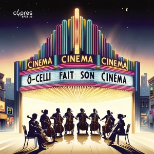O-Celli - O-Celli Fait Son Cinema in the group OUR PICKS / Friday Releases / Friday the 4th of october 2024 at Bengans Skivbutik AB (5562610)