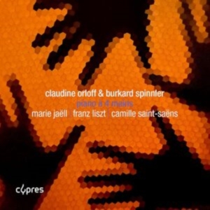 Claudine Orloff & Burkard Spinnler - Jaell, Liszt & Saint-Saens: Piano A in the group OUR PICKS / Friday Releases / Friday the 4th of october 2024 at Bengans Skivbutik AB (5562611)
