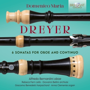 Alfredo Bernardini - Dreyer: 6 Sonatas For Oboe & Contin in the group OUR PICKS / Friday Releases / Friday the 4th of october 2024 at Bengans Skivbutik AB (5562634)