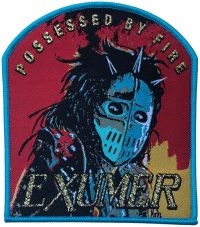 Exhumer - Patch Possessed By Fire Blue Border in the group MERCHANDISE / Patch / Heavy Metal at Bengans Skivbutik AB (5562691)