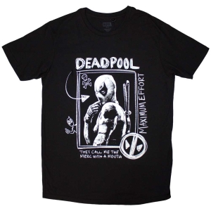 Marvel - Deadpool Merc With A Mouth.. Bl T-Shirt in the group MERCHANDISE / T-shirt / Film-Musikal at Bengans Skivbutik AB (5562859r)