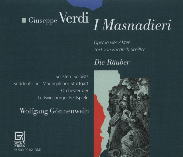 Verdi/Giuseppe - Verdi/Giuseppe - I Masnadieri in the group CD / Bestsellers at Bengans Skivbutik AB (5563070)