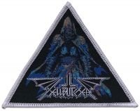 Hellbutcher - Patch 1St Album Cut Out  (7,3 X  9, in the group MERCHANDISE / Patch / Heavy Metal at Bengans Skivbutik AB (5563132)
