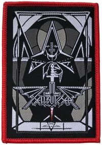Hellbutcher - Patch Bloody Sword  (10,1 X  9 Cm) in the group MERCHANDISE / Patch / Heavy Metal at Bengans Skivbutik AB (5563133)