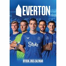 Everton Fc - 2025 A3 Calendar  in the group MERCH / Calender 2025 / Calendars League at Bengans Skivbutik AB (5563807)