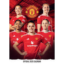 Manchester United Fc - 2025 Womens A3 Calendar  in the group OTHER / Merchandise at Bengans Skivbutik AB (5563830)