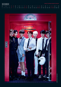Bts - 2025 A3 Deluxe Calendar in the group MERCHANDISE / Merch / K-Pop at Bengans Skivbutik AB (5563839)