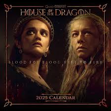 House Of The Dragon  - 2025 Square Calendar in the group OUR PICKS / Friday Releases / Friday the 13th of september 2024 at Bengans Skivbutik AB (5563872)