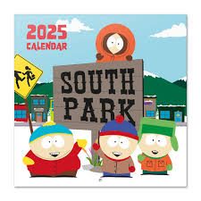 South Park - 2025 30X30 Calendar in the group MERCHANDISE / Merch / TV-serie at Bengans Skivbutik AB (5563878)