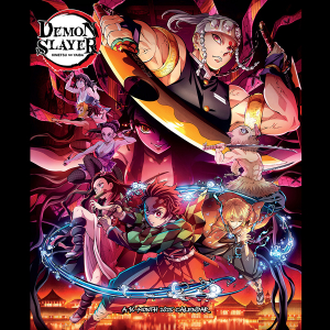 Demon Slayer - 2025 Square Calendar in the group MERCHANDISE / Merch / Film-Musikal at Bengans Skivbutik AB (5563890)