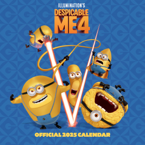 Despicable Me 4 Movie  - 2025 Square Calendar in the group MERCHANDISE / Merch / Film-Musikal at Bengans Skivbutik AB (5563891)