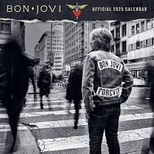 Bon Jovi  - 2025 Square Calendar in the group MERCHANDISE / Merch / Hårdrock at Bengans Skivbutik AB (5563898)