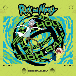 Rick And Morty  - 2025 Square Calendar in the group MERCHANDISE / Merch / Film-Musikal at Bengans Skivbutik AB (5563915)