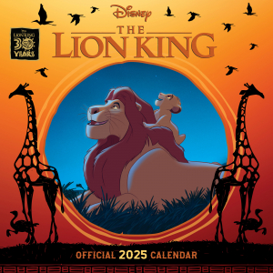 Lion King - 2025 Square Calendar in the group MERCHANDISE / Merch / Film-Musikal at Bengans Skivbutik AB (5563918)