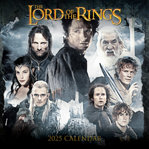 Lord Of The Rings - 2025 Square Calendar in the group MERCHANDISE / Merch / Film-Musikal at Bengans Skivbutik AB (5563919)