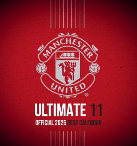 Manchester United Fc - 2025 Desk Easel Calendar in the group MERCH / Calender 2025 / Calendars League at Bengans Skivbutik AB (5563921)