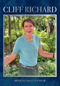 Cliff Richard - 2025 A3 Calendar in the group MERCHANDISE / Merch / Pop-Rock at Bengans Skivbutik AB (5563924)