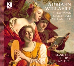 Willaert Adriaen - Chansons / Madrigali / Villanelle in the group Externt_Lager /  at Bengans Skivbutik AB (556529)