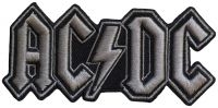 Ac/Dc - Patch Silver Logo (4,7 X 10 Cm) in the group MERCHANDISE / Merch / Hårdrock at Bengans Skivbutik AB (5565558)