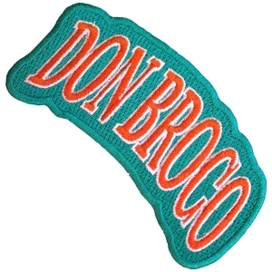 Don Broco - Orange Logo Woven Patch in the group MERCHANDISE / Merch / Hårdrock at Bengans Skivbutik AB (5565570)