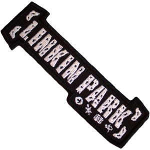 Linkin Park - Bracket Logo Woven Patch in the group MERCHANDISE / Merch / Hårdrock at Bengans Skivbutik AB (5565589)