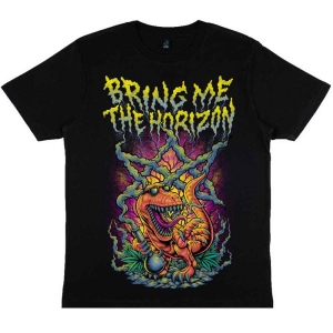 Bring Me The Horizon - Smoking Dinosaur Uni Bl T-Shirt in the group MERCHANDISE / T-shirt / Hårdrock at Bengans Skivbutik AB (5566142r)