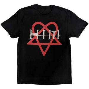 Him - Heartagram Uni Bl T-Shirt in the group MERCHANDISE / T-shirt / Hårdrock at Bengans Skivbutik AB (5566144r)
