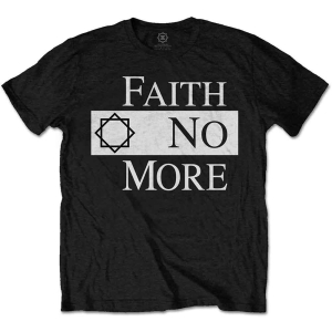 Faith No More - Classic Logo V2 Uni Bl T-Shirt in the group MERCHANDISE / T-shirt / Hårdrock at Bengans Skivbutik AB (5566332r)