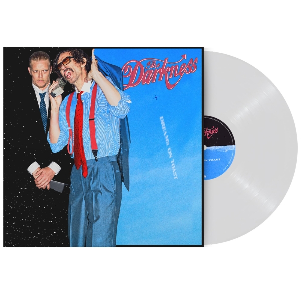 The Darkness - Dreams On Toast (White Vinyl) in the group VINYL / Pop-Rock at Bengans Skivbutik AB (5566379)
