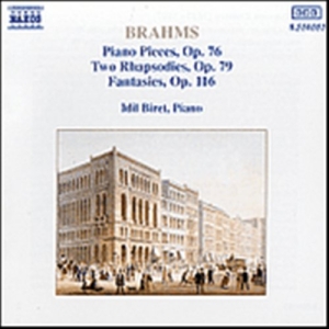 Brahms Johannes - Piano Pieces Op 76, 79 & 116 in the group Externt_Lager /  at Bengans Skivbutik AB (556668)