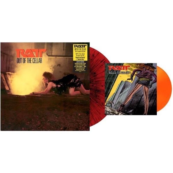 Ratt - Out Of The Cellar (Red & Black Spla in the group VINYL / Pop-Rock at Bengans Skivbutik AB (5566865)