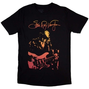 Stevie Ray Vaughan - Signature Uni Bl T-Shirt  (M) in the group MERCHANDISE / T-shirt / Blues at Bengans Skivbutik AB (5566954)