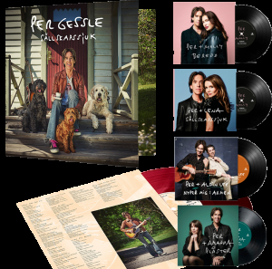 Per Gessle - Sällskapssjuk -Bundle Incl. 4 Vinyl 7' inch + signed card in the group OUR PICKS / Friday Releases / Friday the 25th october 2024 at Bengans Skivbutik AB (5568128)