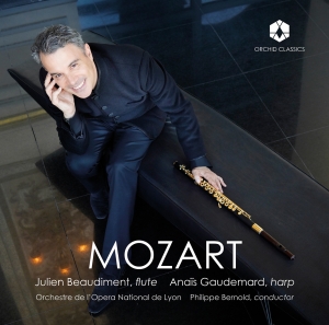 Julien Beaudiment Anais Gaudemard - Mozart: Works For Flute in the group OUR PICKS / Friday Releases / Friday the 15th of november 2024 at Bengans Skivbutik AB (5568419)