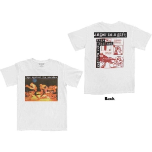 Rage Against The Machine - Anger Is A Gift Uni Wht T-Shirt in the group Minishops / Rage Against The Machine at Bengans Skivbutik AB (5569962r)