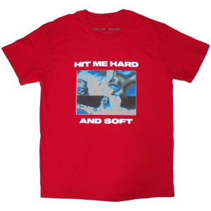 Billie Eilish - Hit Me Hard And Soft Negative Uni Red  (L) in the group MERCHANDISE / T-shirt / Pop-Rock at Bengans Skivbutik AB (5569975)