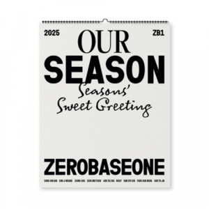 Zerobaseone - 2025 Wall Calendar (Our Season) in the group MERCHANDISE / Merch / K-Pop at Bengans Skivbutik AB (5572760)