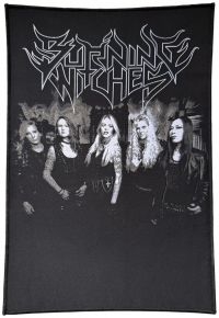 Burning Witches - Backpatch Standing Band (29,5 X 20, in the group MERCHANDISE / Patch / Heavy Metal at Bengans Skivbutik AB (5574613)