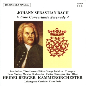 J. S. Bach - Eine Concertante Serenade in the group CD / Klassiskt at Bengans Skivbutik AB (5574872)