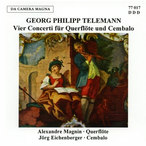 Telemann G P - Concertos For Flute & Harpsichord in the group CD / Klassiskt at Bengans Skivbutik AB (5574986)
