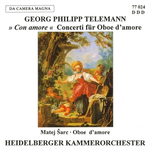 Telemann G P - Concertos For Oboe D'amore in the group CD / Klassiskt at Bengans Skivbutik AB (5575007)