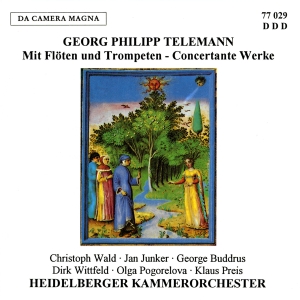 Telemann G P - Mit Flöten & Trompeten - Concertant in the group CD / Klassiskt at Bengans Skivbutik AB (5575009)
