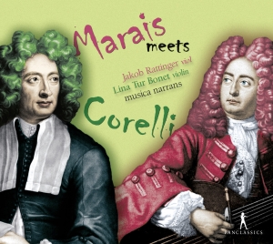 Lina Tur Bonet Jakob Rattinger Mu - Marais Meets Corelli in the group CD / Klassiskt at Bengans Skivbutik AB (5575061)