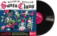 Various Artists - Rockin Rollin Santa Claus (Black Vi in the group OUR PICKS / Christmas music on Vinyl & CD at Bengans Skivbutik AB (5575384)