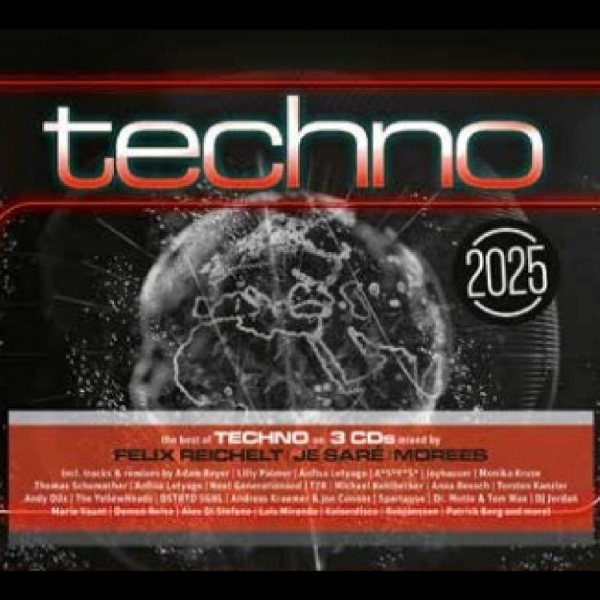 Various Artists - Techno 2025 in the group CD / Bestsellers at Bengans Skivbutik AB (5575488)